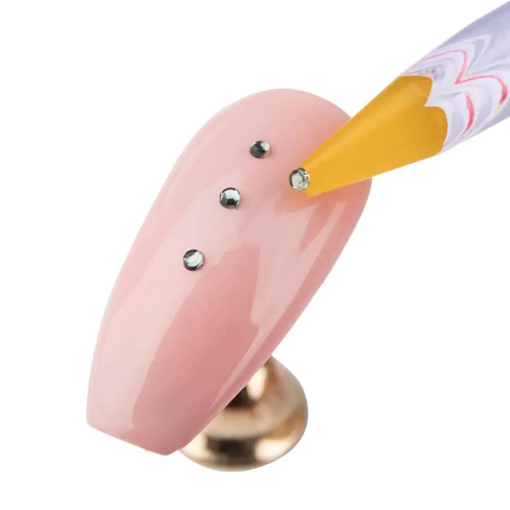 Crayon à cire de 22cm pour appliquer les décorations Nail Art  (Strass et décoration) OCIBEL