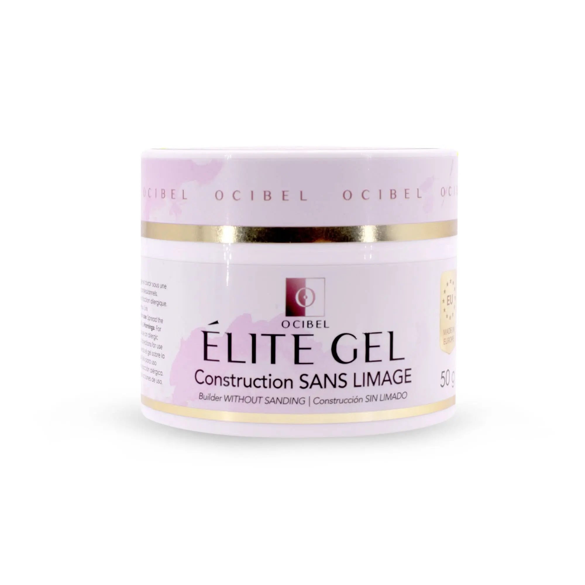 Élite Gel Construction SANS LIMAGE 50g UV / LED - Champagne Stardust OCIBEL