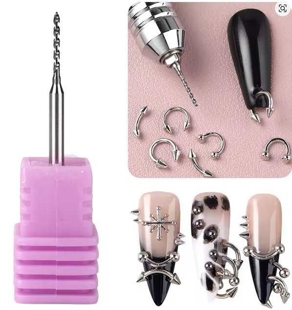 Foret à ongles bijou – Compatible toutes ponceuses Nail Art OCIBEL