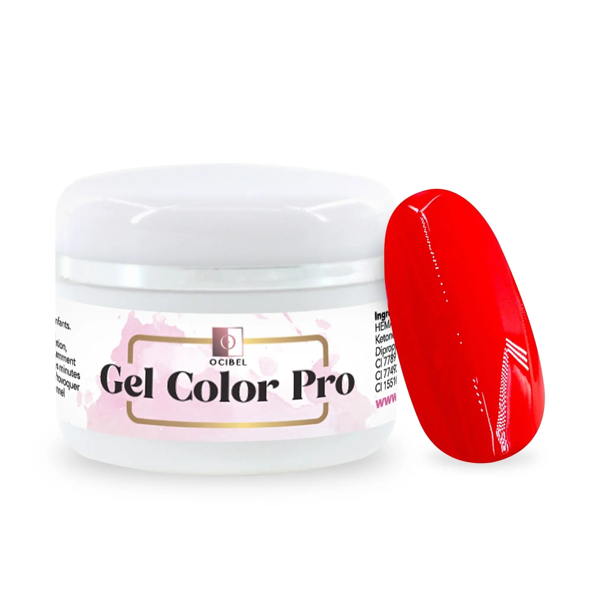 Gel Color Pro 5ml 4792 - Rouge Brillant OCIBEL