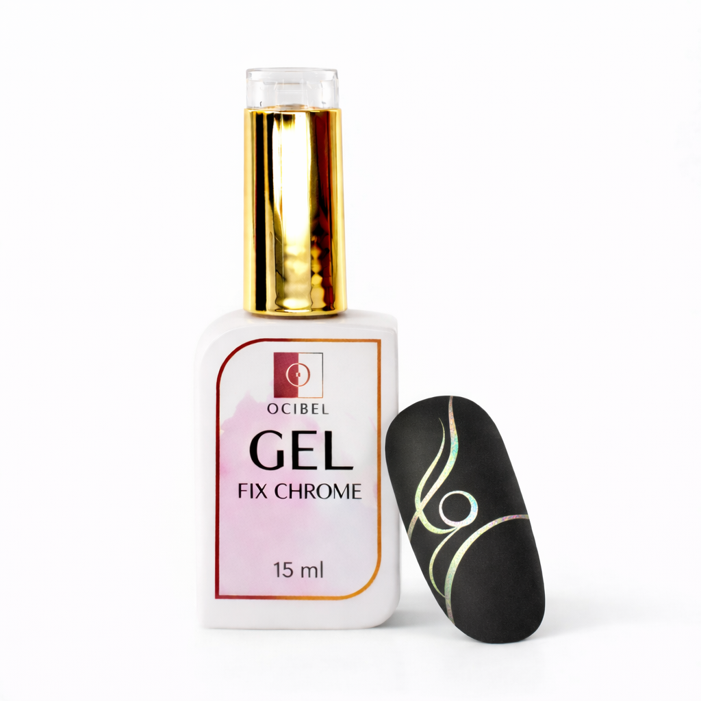 Gel Fix Chrome – Accroche Parfaite pour Poudres Chrome 15 ml OCIBEL