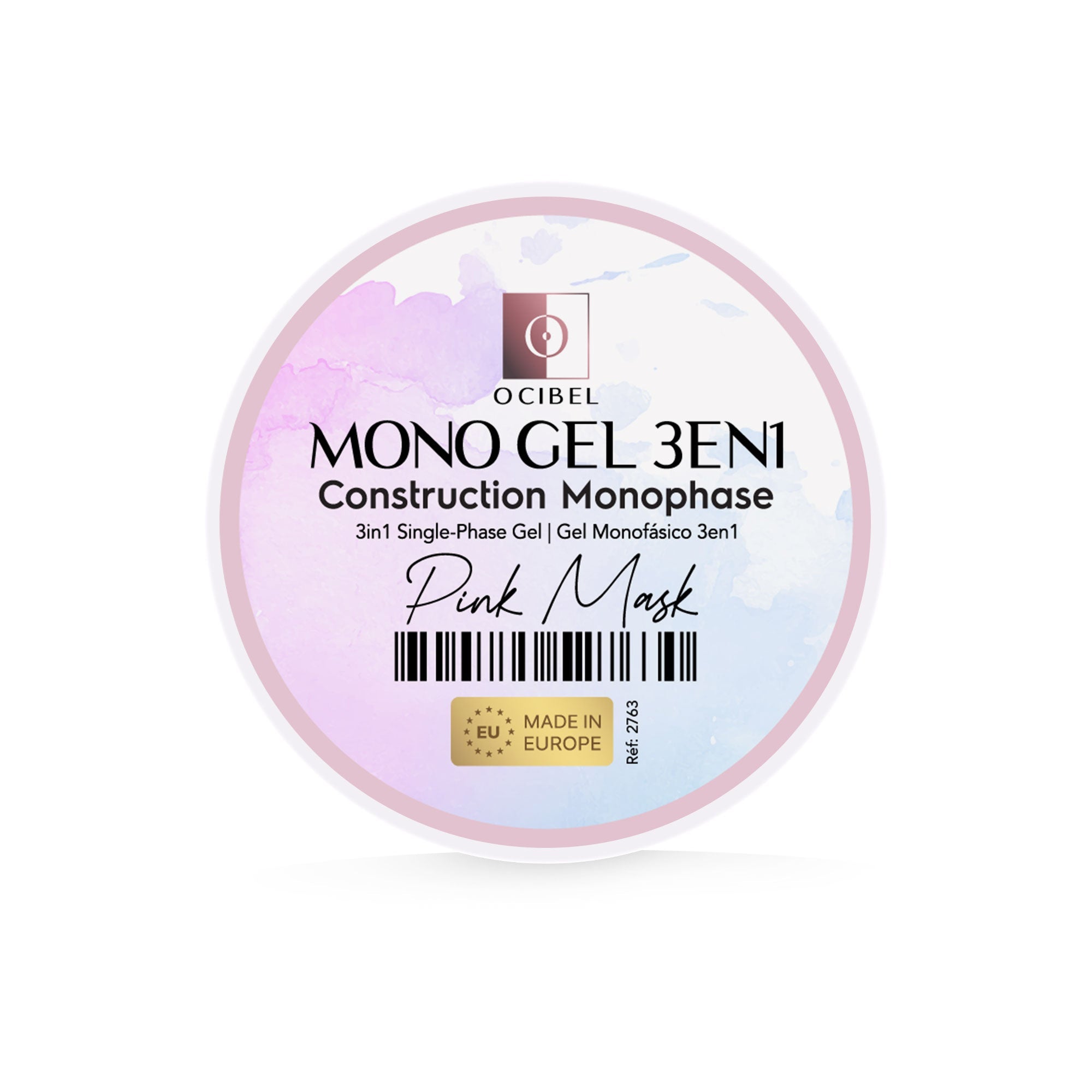 Gel Monophase 3en1 50g - Sans TPO - Sans HEMA - Pink Mask OCIBEL