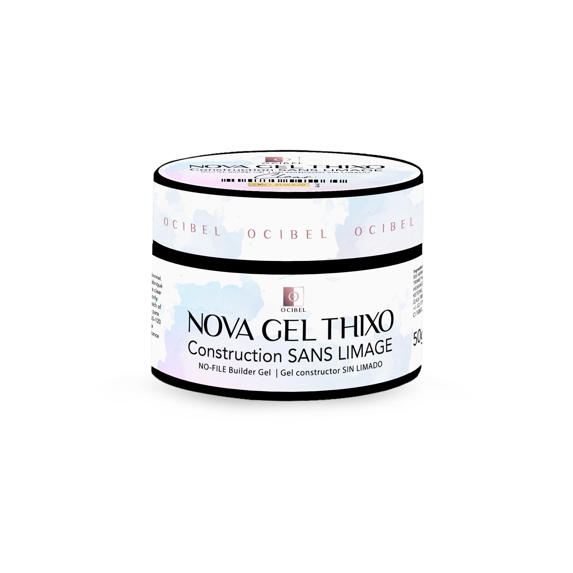 Gel de Construction Thixo SANS LIMAGE 50g - Sans TPO & HEMA - Clear OCIBEL