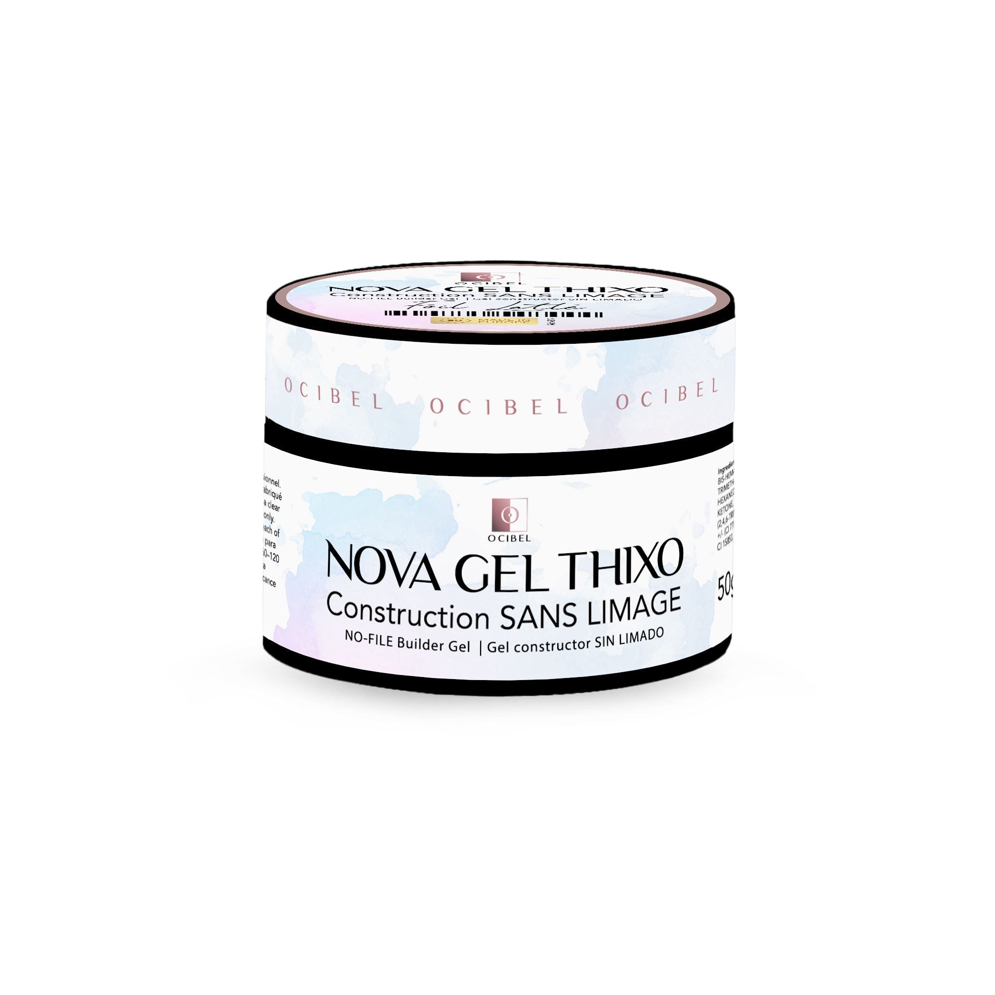 Gel de Construction Thixo SANS LIMAGE 50g - Sans TPO & HEMA - Foil Latte OCIBEL