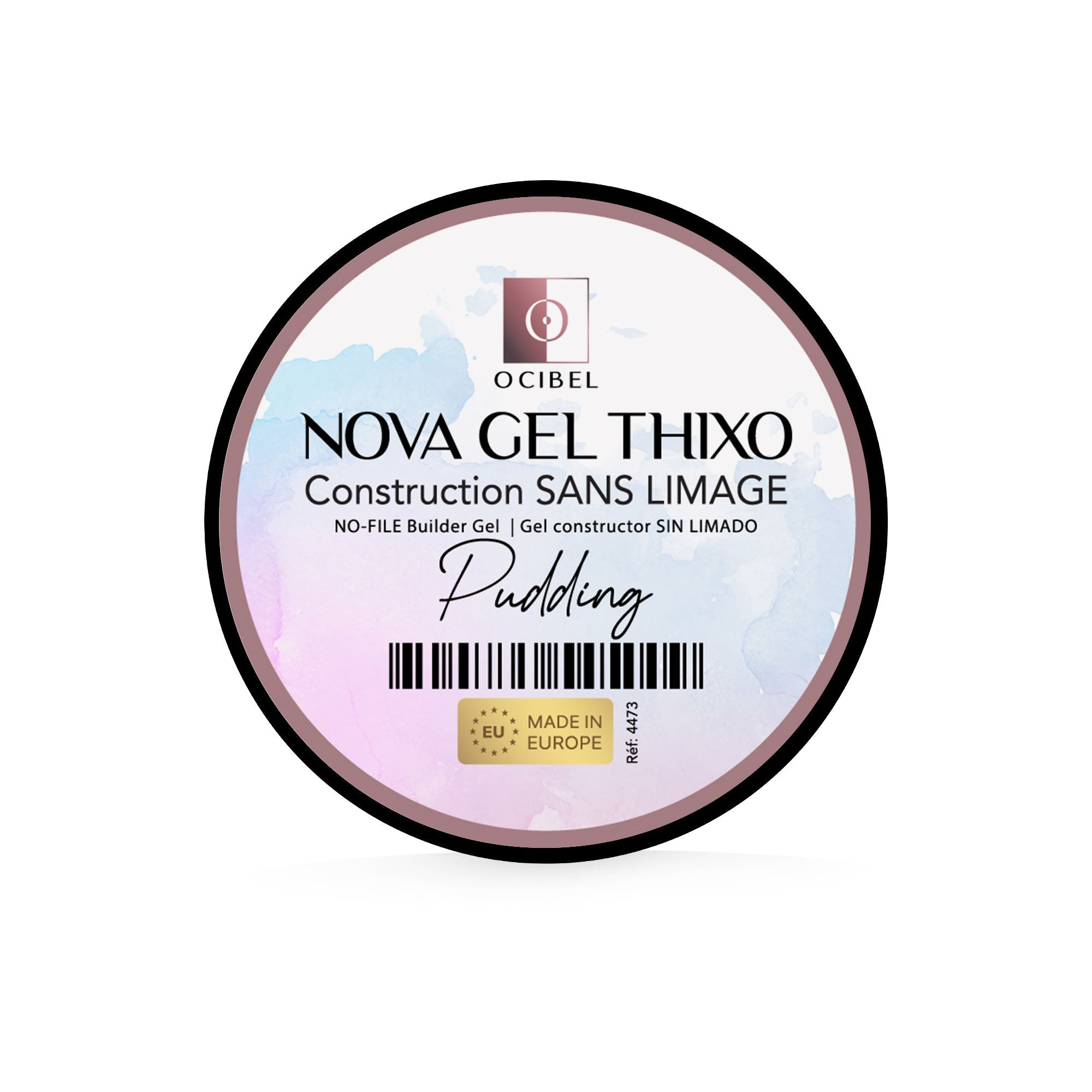 Gel de Construction Thixo SANS LIMAGE 50g - Sans TPO & HEMA - Pudding OCIBEL