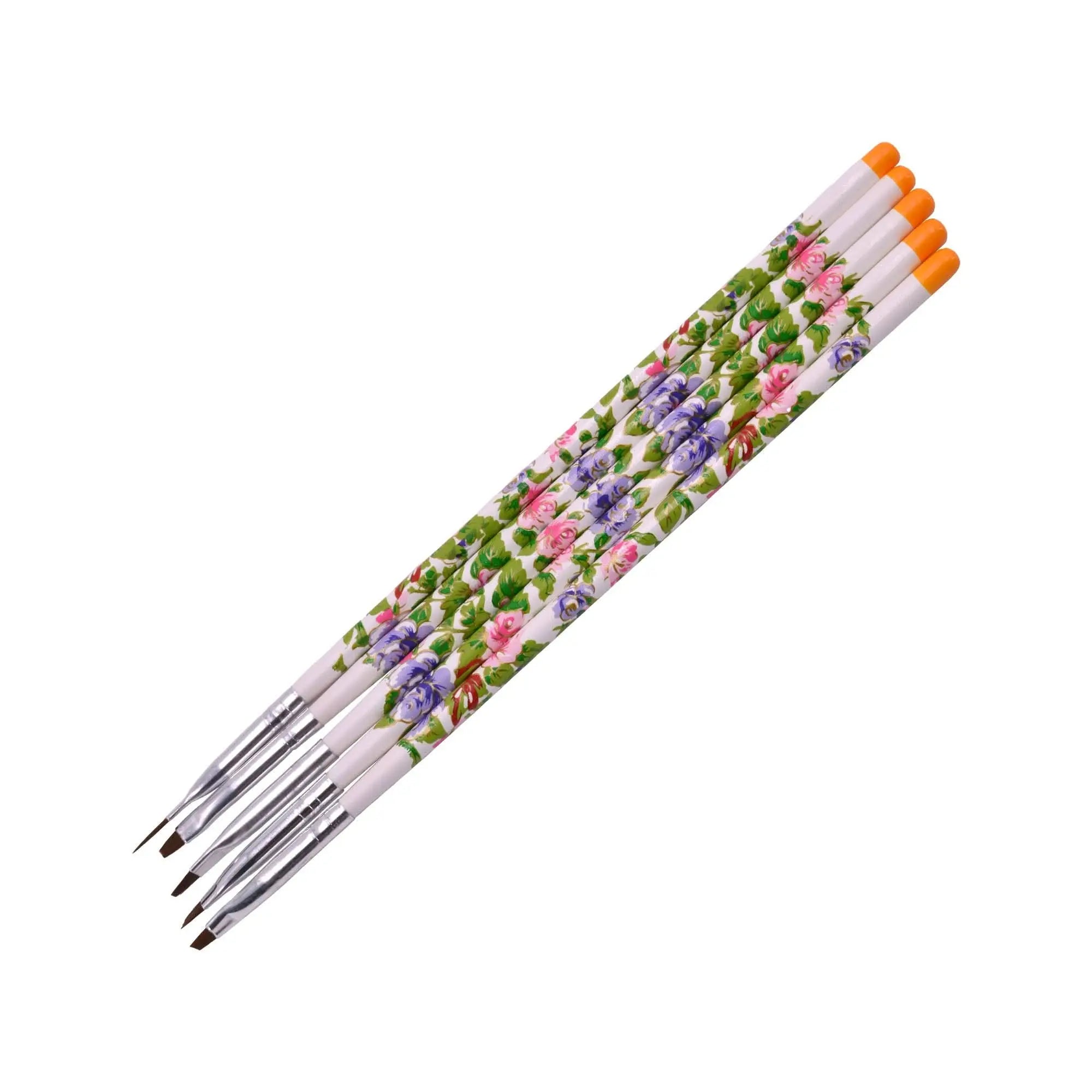 Lot 3 Pinceaux Gel Taille 3 – Droit, Biseau, Langue de chat OCIBEL