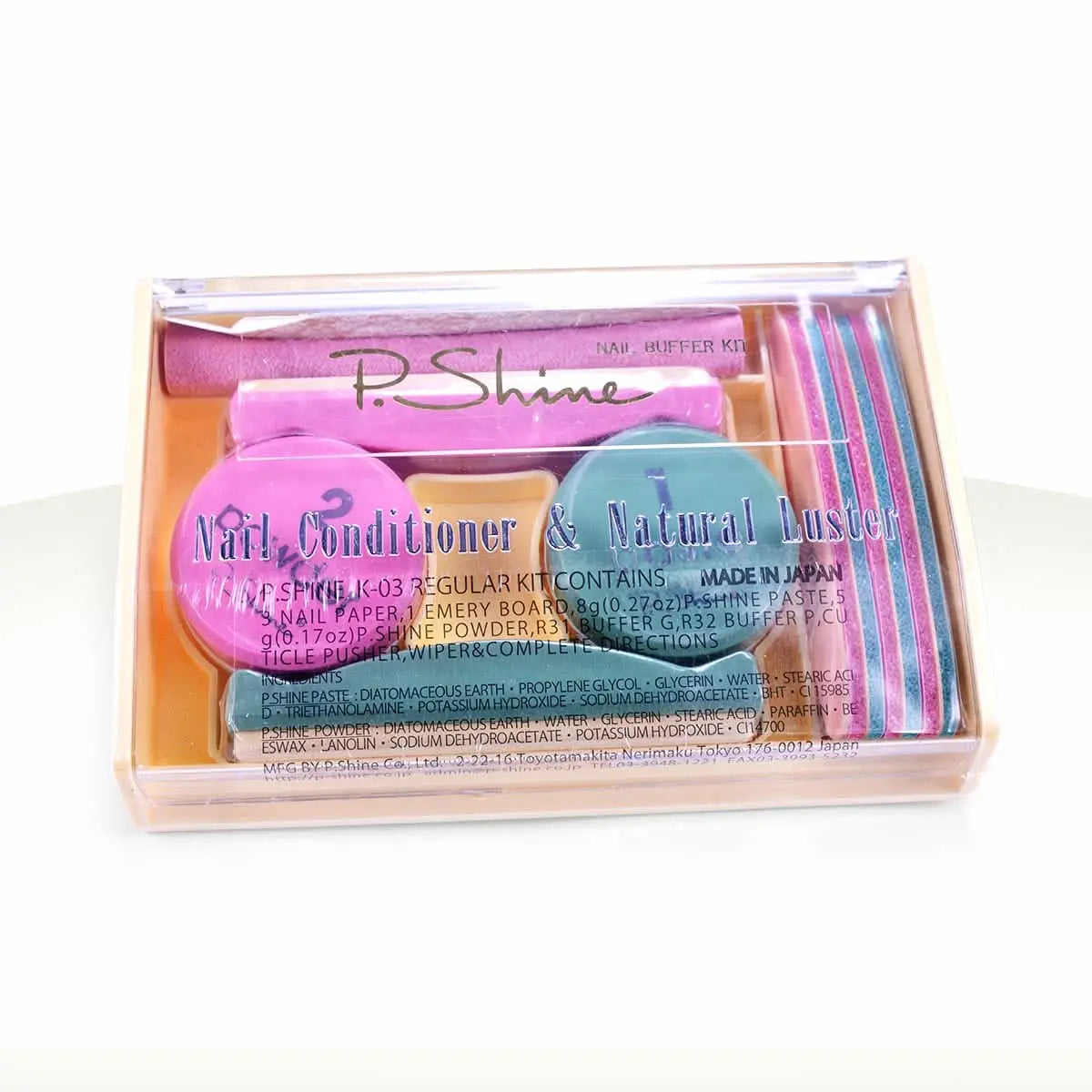 Manucure Japonaise P.Shine. Traitement hydratant et réparateur des ongles OCIBEL