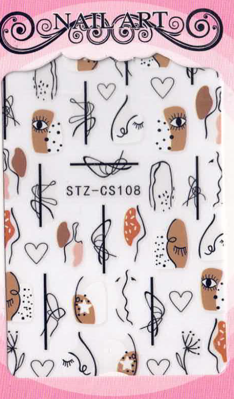 Planche Stickers Autocollant Motif OCIBEL