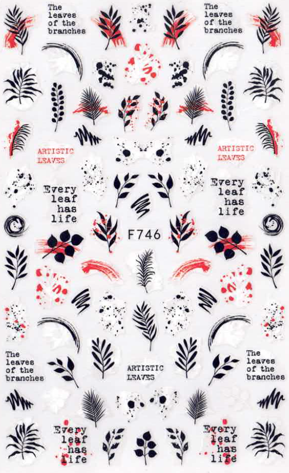 Planche Stickers Autocollant Plante OCIBEL