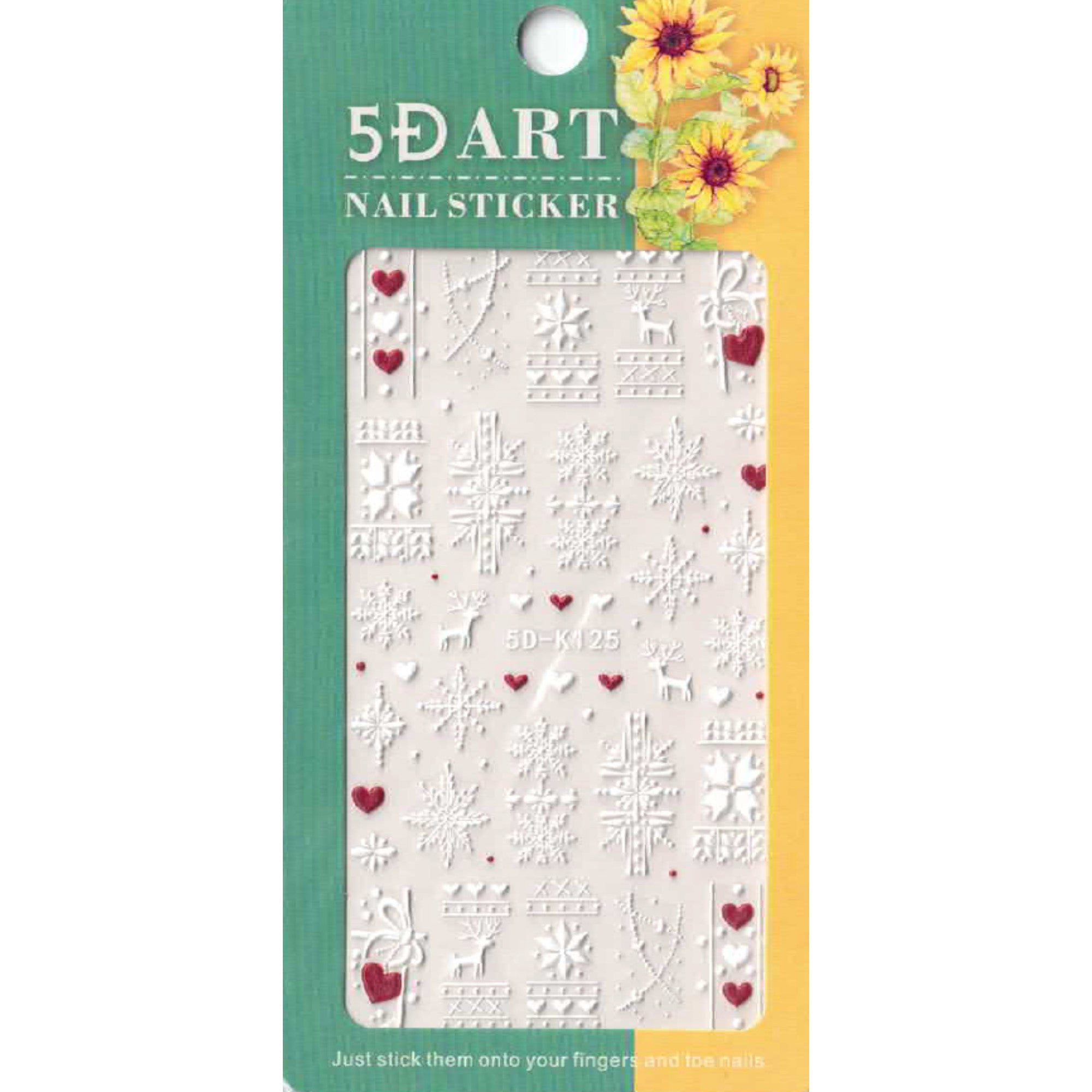 Stickers Noël – Planches Festives pour Nail Art OCIBEL