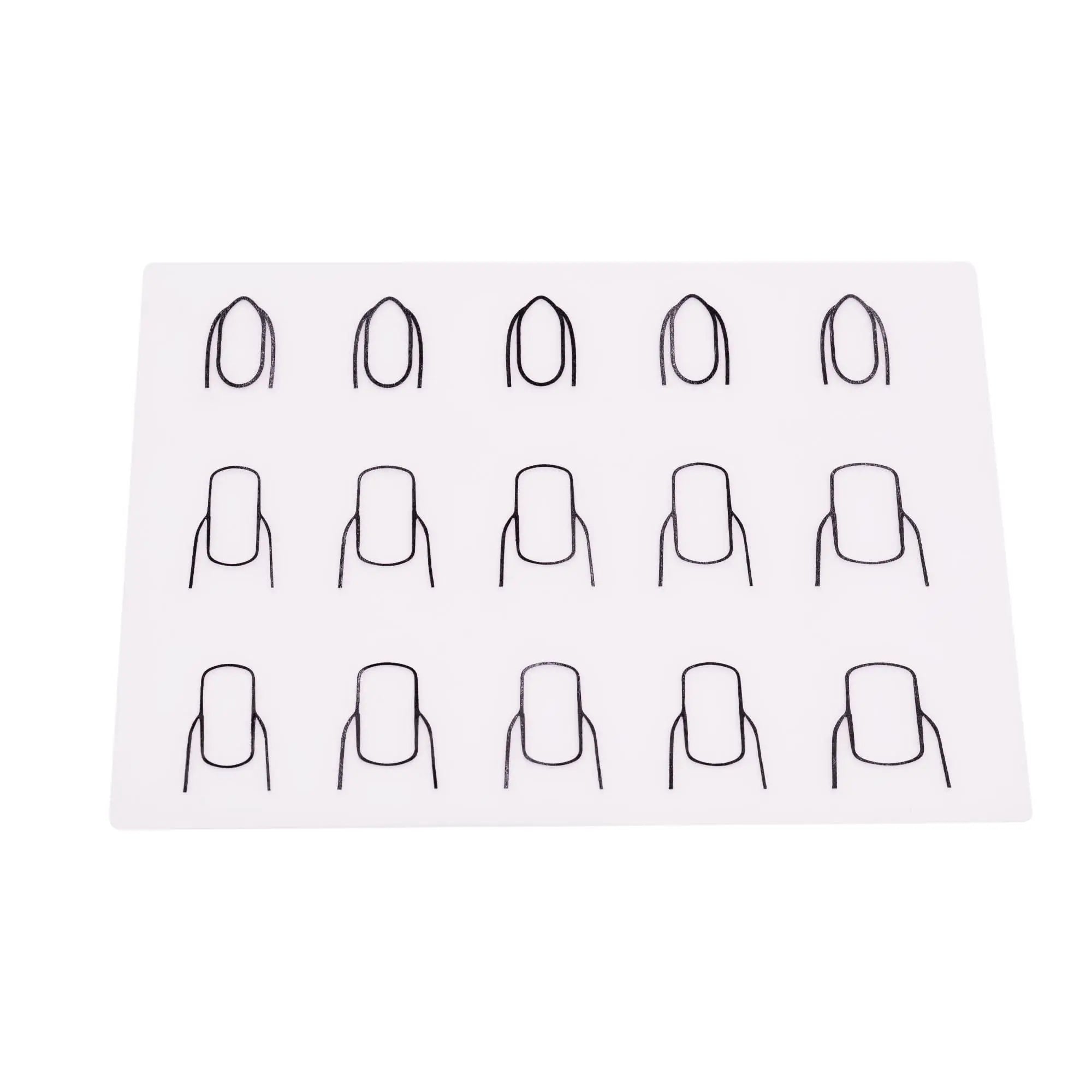 Tapis Silicone pour entraînement ongles – Dimensions : 21 x 15 cm OCIBEL