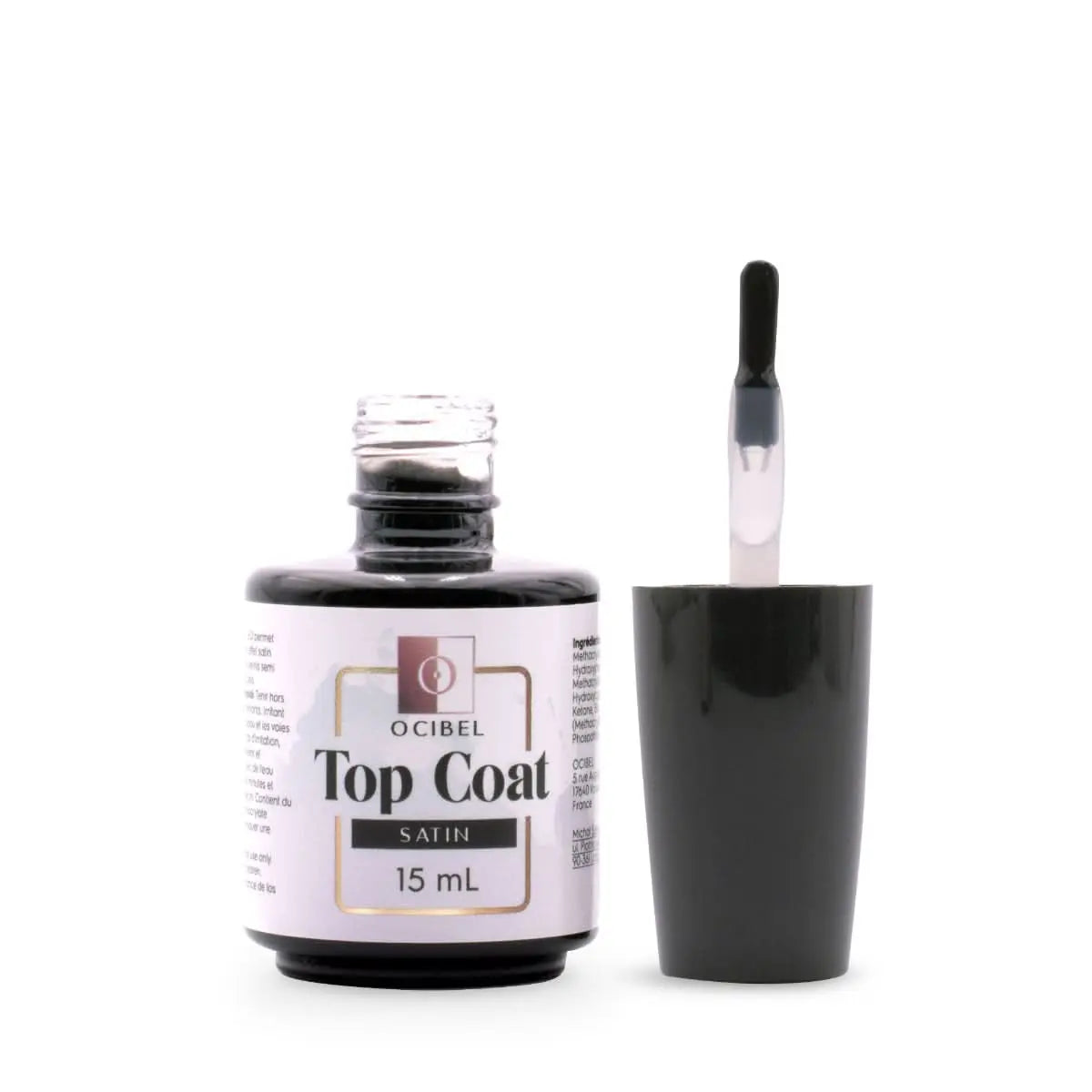 Top Coat Finition Satin Mat UV / LED - 15ml OCIBEL