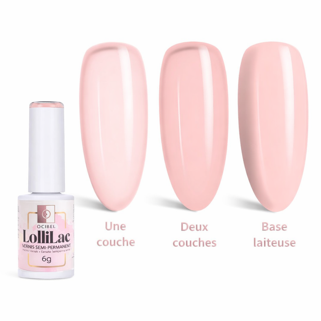 Vernis Semi Permanent UV / LED - Baby Nude 6g OCIBEL