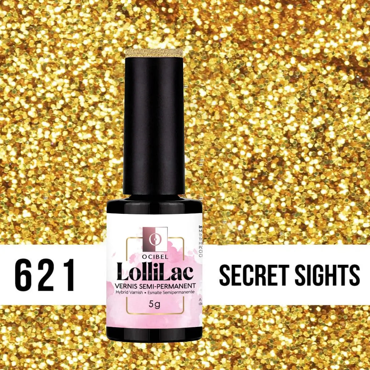 Vernis Semi Permanent UV / LED - Noël Addict N°621 OCIBEL