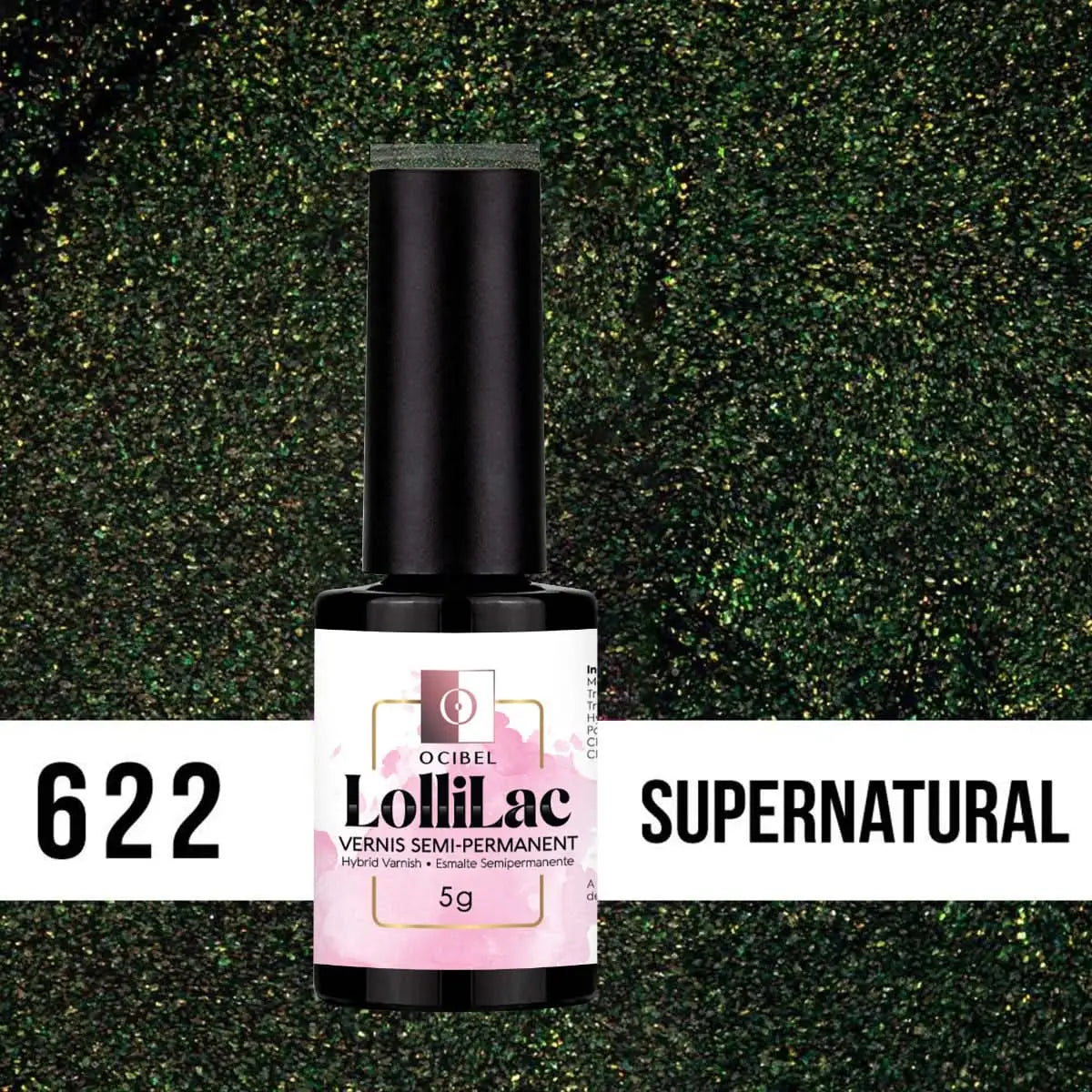 Vernis Semi Permanent UV / LED - Noël Addict N°622 OCIBEL