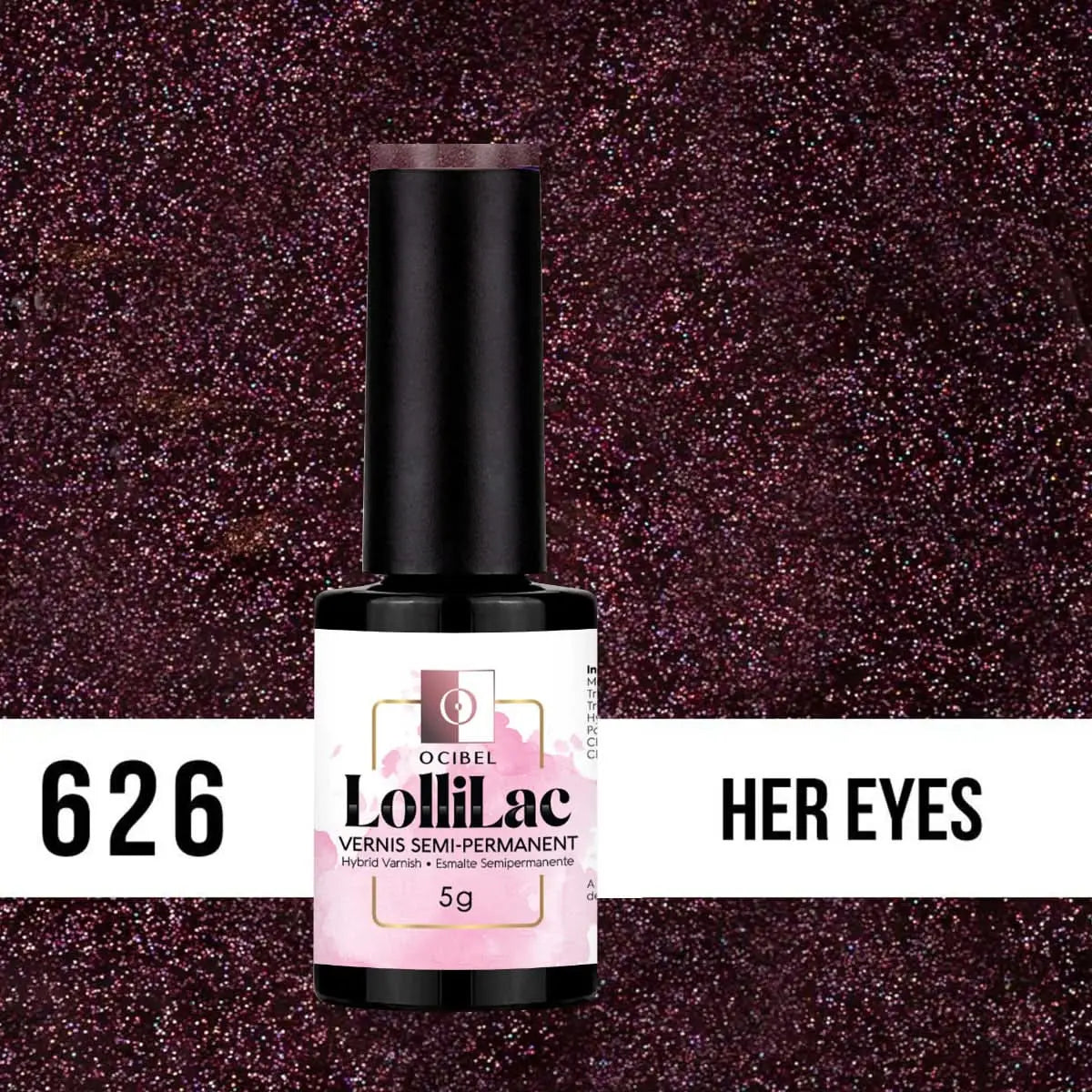 Vernis Semi Permanent UV / LED - Noël Addict N°626 OCIBEL