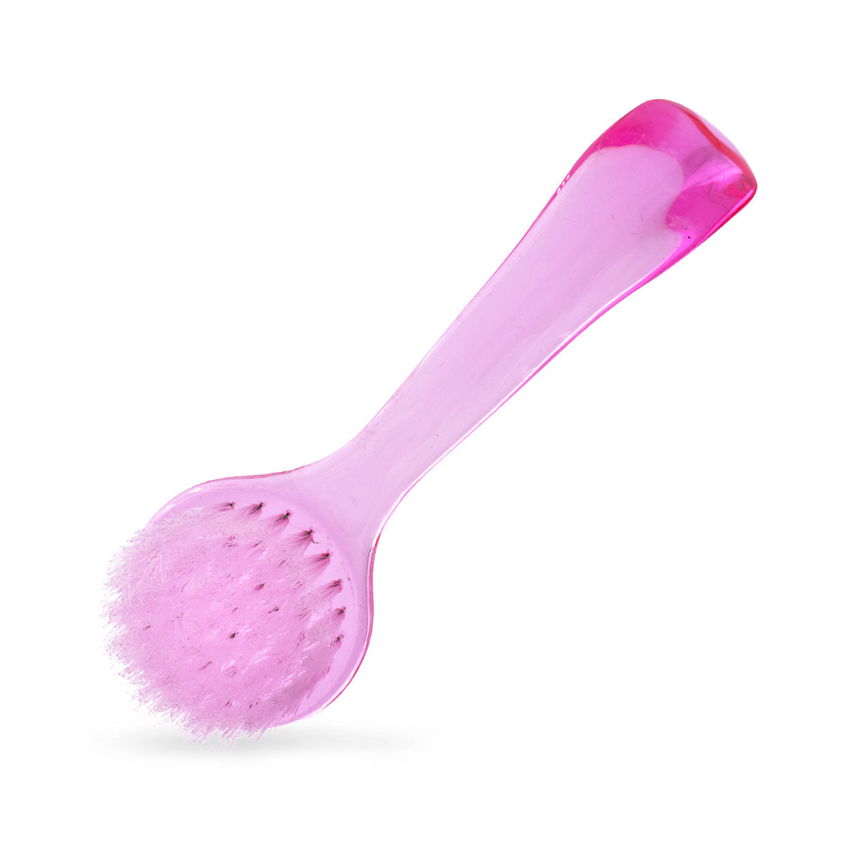 Brosse Dépoussiérante Ongles Tête Ronde Antistatique – Rose avec Capuchon OCIBEL
