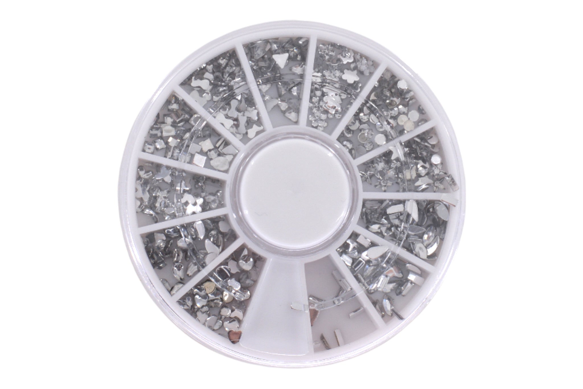 Carrousel Nail Art Strass Argent Multi Forme OCIBEL