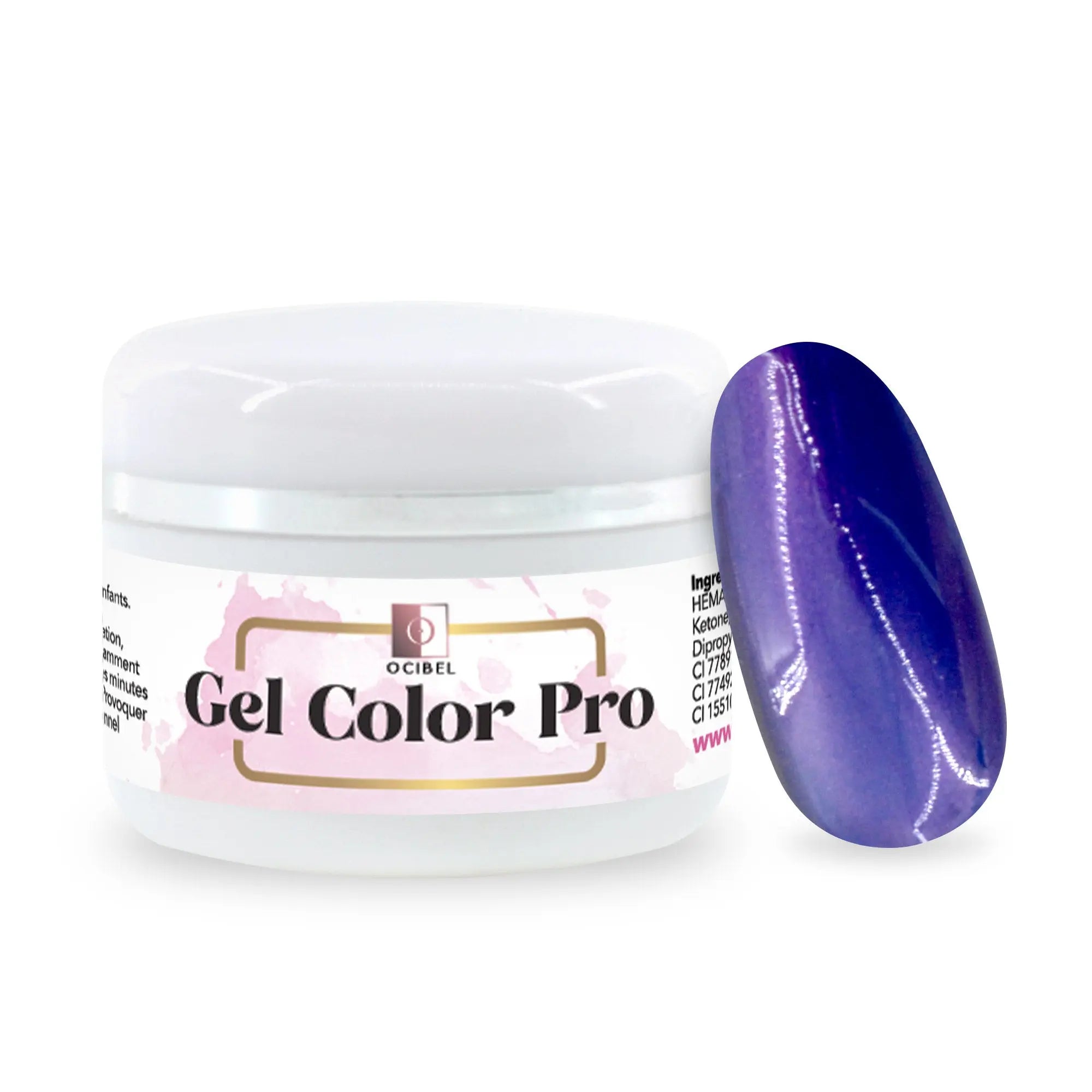 Gel Color Pro 5ml 2410 - Bleu Violet Métallisé
