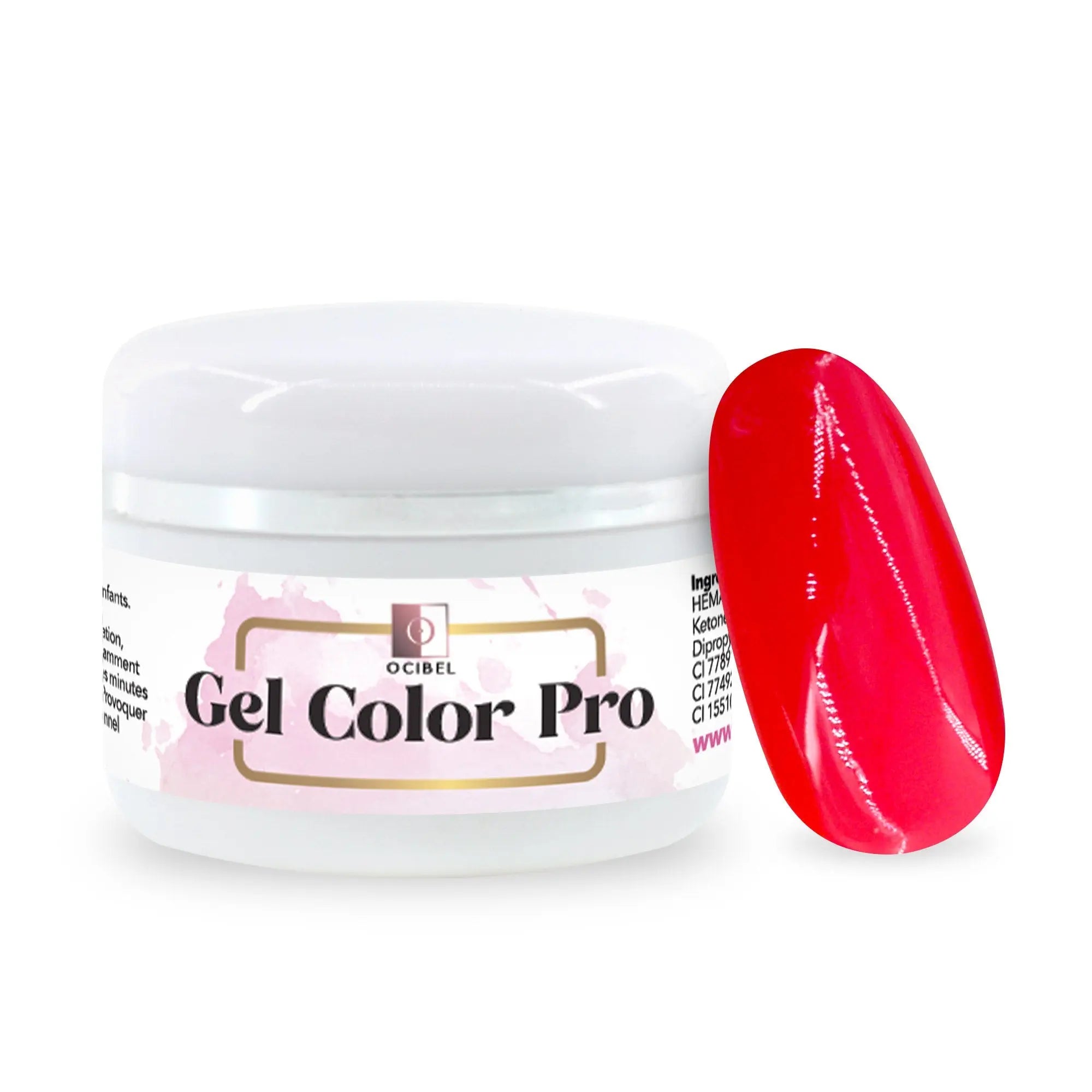 Gel Color Pro 5ml 4757 - Rouge Cerise Foncé OCIBEL