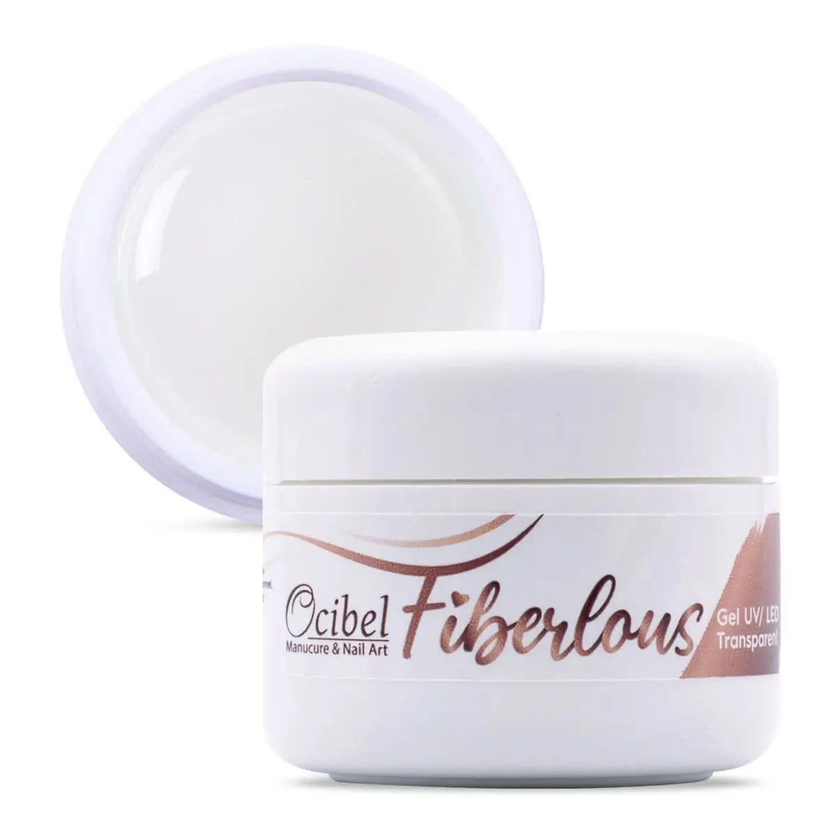 Gel Transparent UV / LED Fibre de Verre Fiberlous - 30 ml OCIBEL