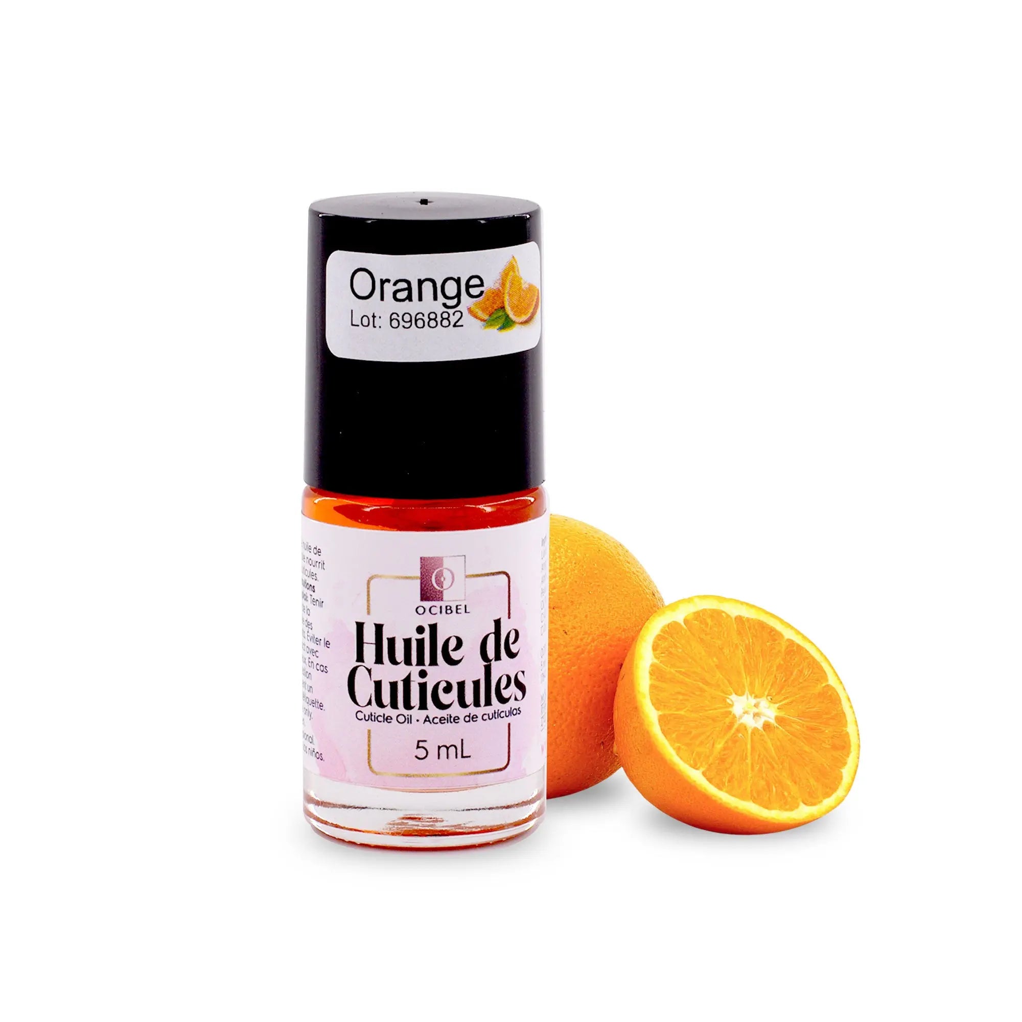 Huile cuticules Orange 5ml – Soin ongles parfumé OCIBEL