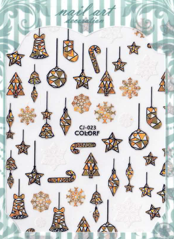 Planche Stickers Autocollant Noel OCIBEL