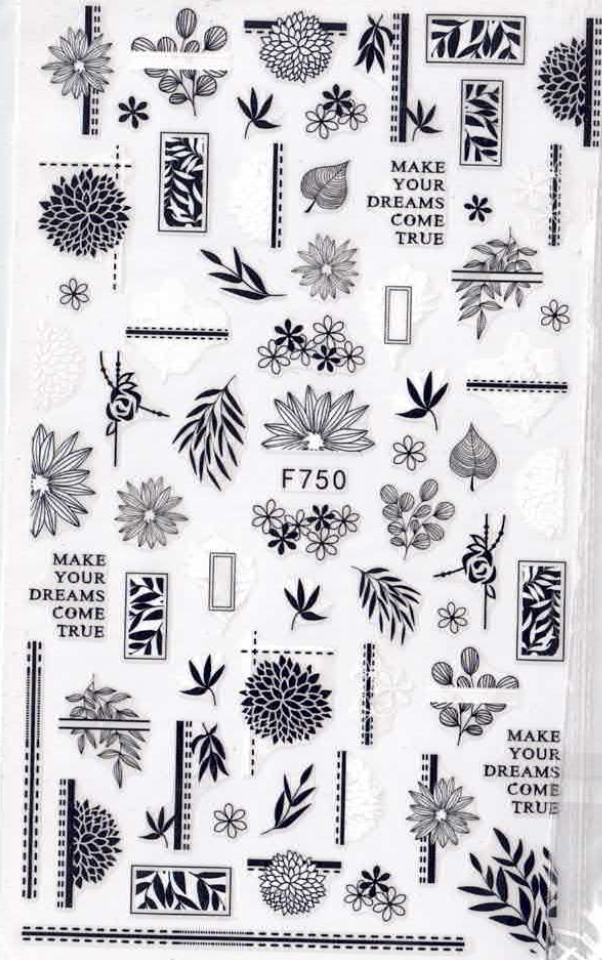 Planche Stickers Autocollant Plante OCIBEL