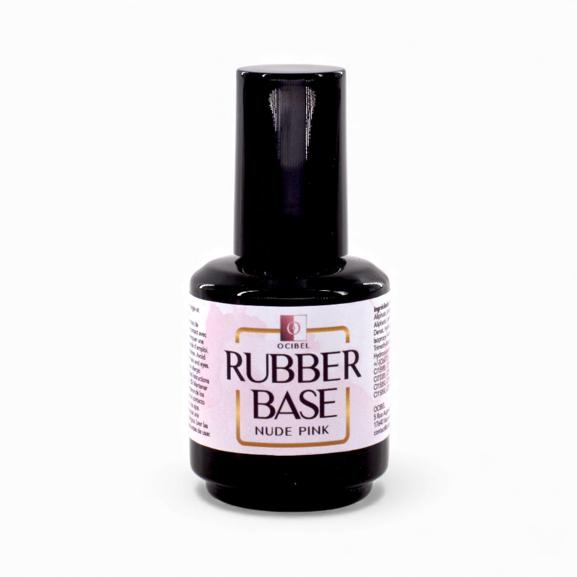 Rubber Base - Gummy Base UV / LED Nude Pink Sans HEMA / DI-HEMA - 15 ml OCIBEL