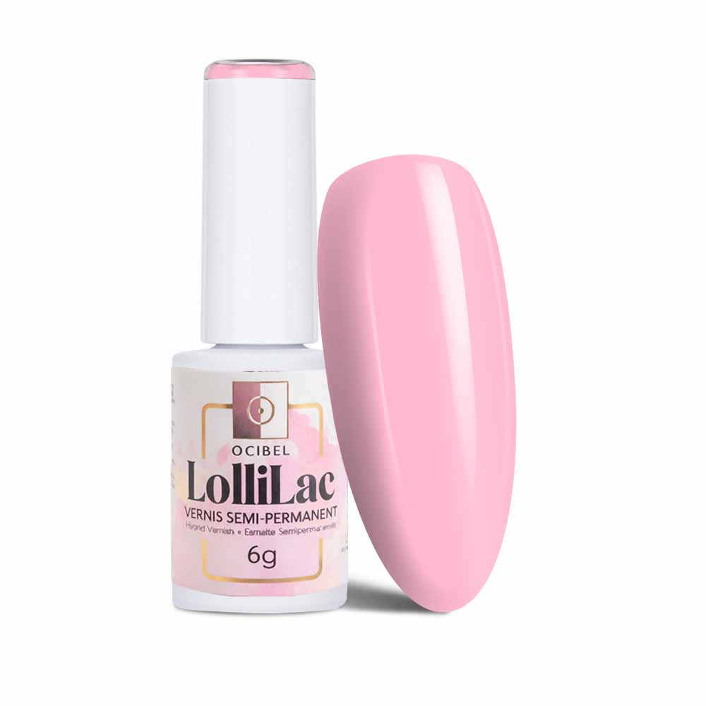 Vernis Semi Permanent UV / LED - Milky Fiber Rose 6g OCIBEL