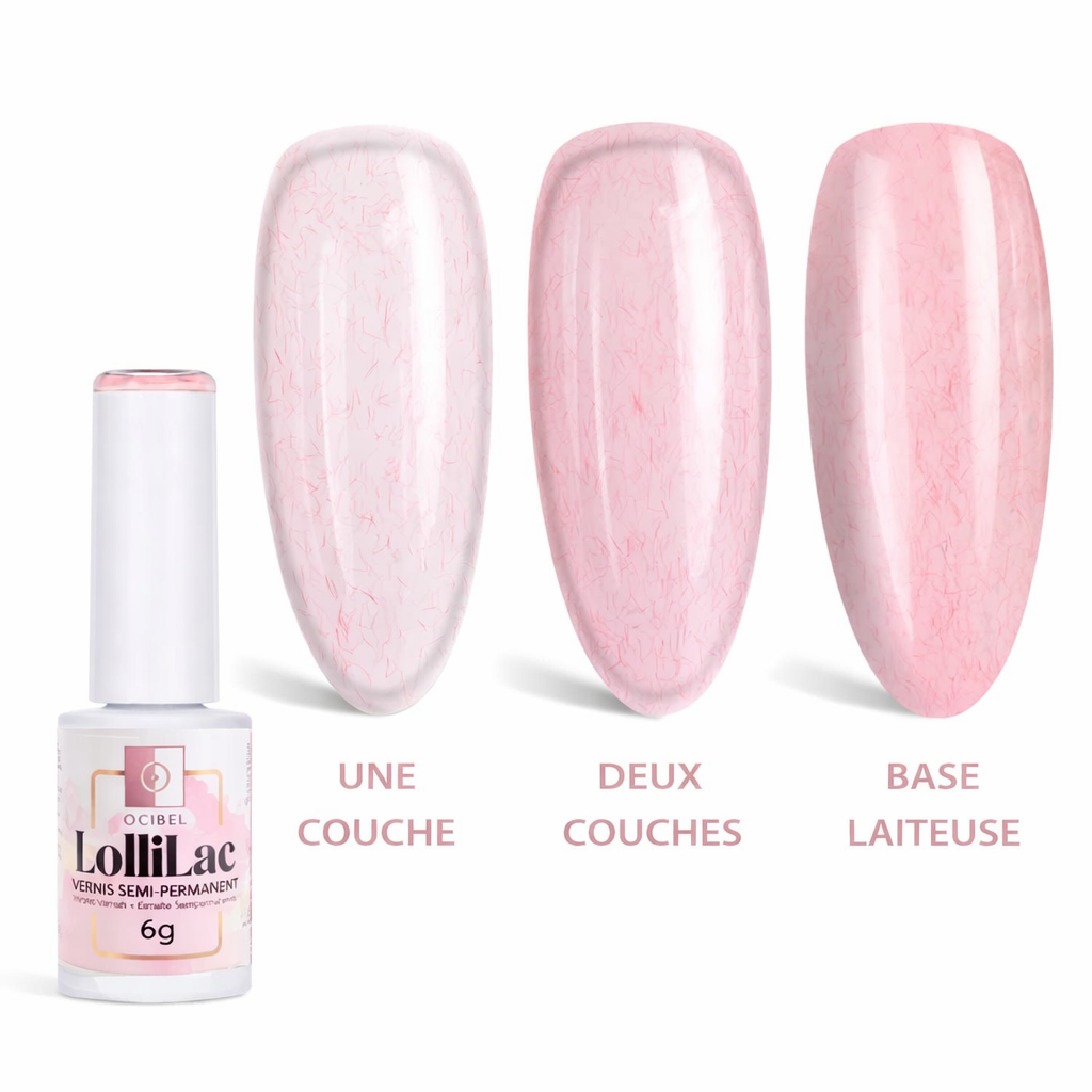 Vernis Semi Permanent UV / LED - Neon Pink Flash 6g OCIBEL