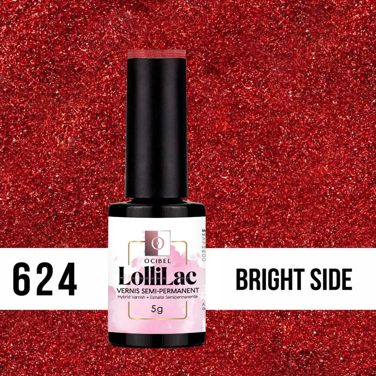 Vernis Semi Permanent UV / LED - Noël Addict N°624 OCIBEL