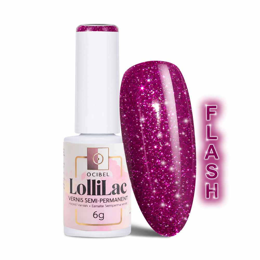 Vernis Semi Permanent UV / LED - Plum Flash 6g OCIBEL